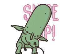 Slowquest swipe up swipe goblin pull Sticker