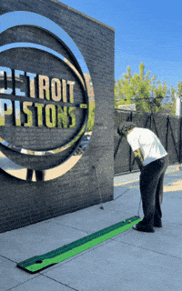 Nba Golf GIF by Detroit Pistons