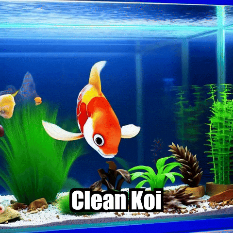 Koi Fish Aquarium GIF by TheConfishius