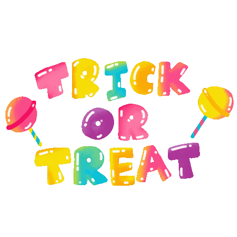Trick Or Treat Halloween Sticker