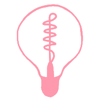 bronandco light idea bright off Sticker