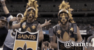 nfl saints gameday GIF by New Orleans Saints