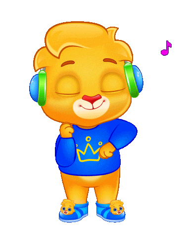 Vibing Love Music Sticker by Lucas and Friends by RV AppStudios
