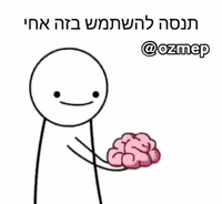 Brain Hebrew GIF