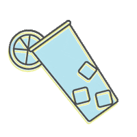 WonderSipStraw drink blue drinks one click Sticker