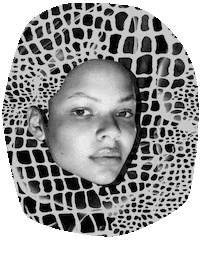 Beauty Face Sticker by Molly Dickson