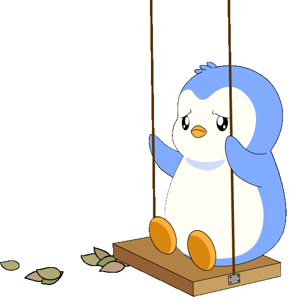 Sad Cry Sticker by Pudgy Penguins