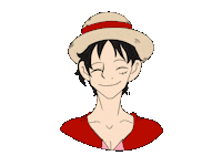 Happy One Piece Sticker