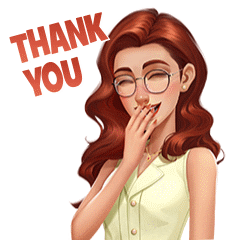 Thanks Smile Sticker by GardenAffairs