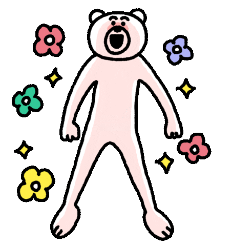 Bear Love Sticker by takadabear