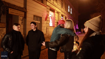 Ukrainian Eurovision Winner Greets Fans in Lviv
