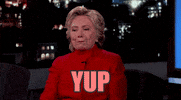 hillary clinton yes GIF by Election 2016