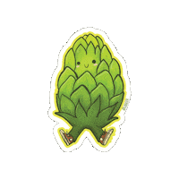 Long Beach Hop Sticker by Long Beach Beer Lab