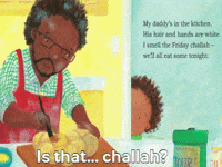 PJLibrary story shabbat childrens book challah GIF