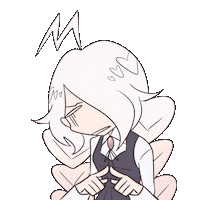 g-ureii nervous sweat um uh Sticker