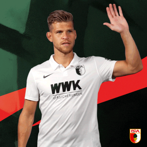 High Five Football GIF by FC Augsburg 1907