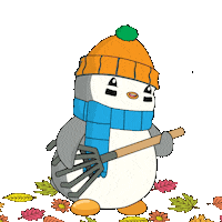 Happy Fall Season Sticker by Pudgy Penguins