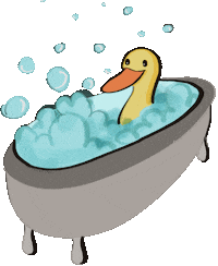 Water Duck Sticker
