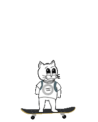 Fools Gold Cat Sticker by Rama Lama Records