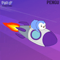 Lets Go Space GIF by Pudgy Penguins
