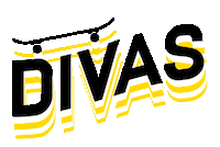 divaskateras skate skateboard diva divas Sticker