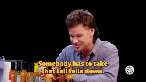 Theo Von Hot Ones GIF by First We Feast