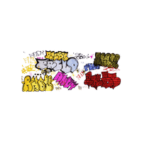 NIn3clothing art brand tag graffiti Sticker