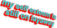 sad self esteem STICKER by AnimatedText