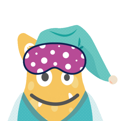 Birthday Sleeping Sticker by katapum