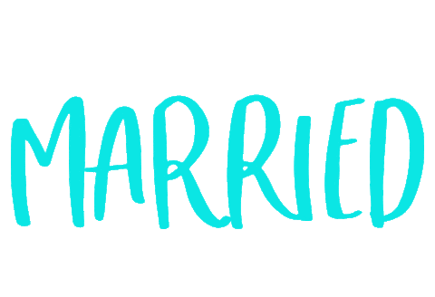 Just Married Wedding Sticker by TLC