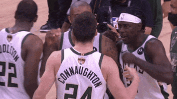 Nba Playoffs Hug GIF by NBA