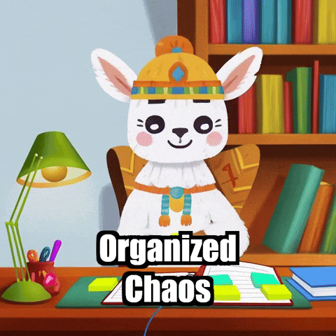 Productivity Organization GIF by Llamaozi