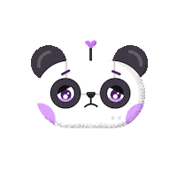 hellimotion sad kawaii bear panda Sticker