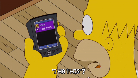 Episode 18 Message GIF by The Simpsons