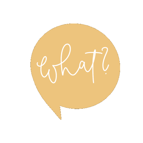 Lettering What Sticker