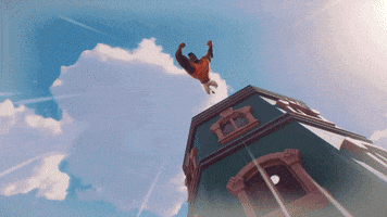 Rumbleverse fight wrestling brawl elbow drop GIF