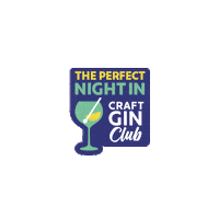 Stay Home Gin And Tonic Sticker by Craft Gin Club