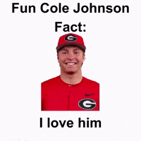 colejohnsonlover ncaa uga uga baseball cole johnson GIF