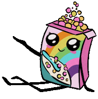Pink Breakfast Sticker