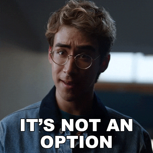 Not an option gif by paramount 