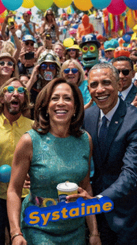 Trump Obama GIF by systaime