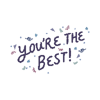 Youre The Best Sticker