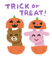 Trick Or Treat Halloween Sticker