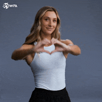 Heart Love GIF by WTA