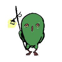 Bird Spinning Sticker by Dolly Warhol