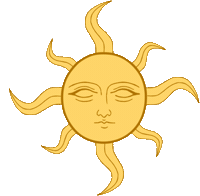 Space Sun Sticker