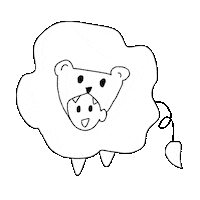 Run Lion Sticker