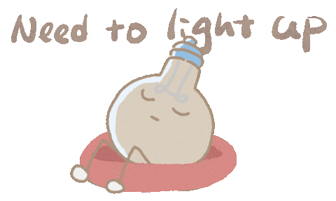 燈泡 Sticker by polu