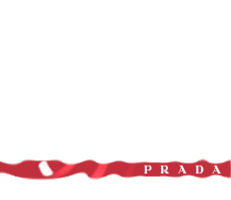 Pradalinearossa Sticker by Prada