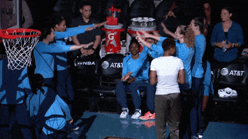 AtlantaDream happy sports basketball happy dance GIF